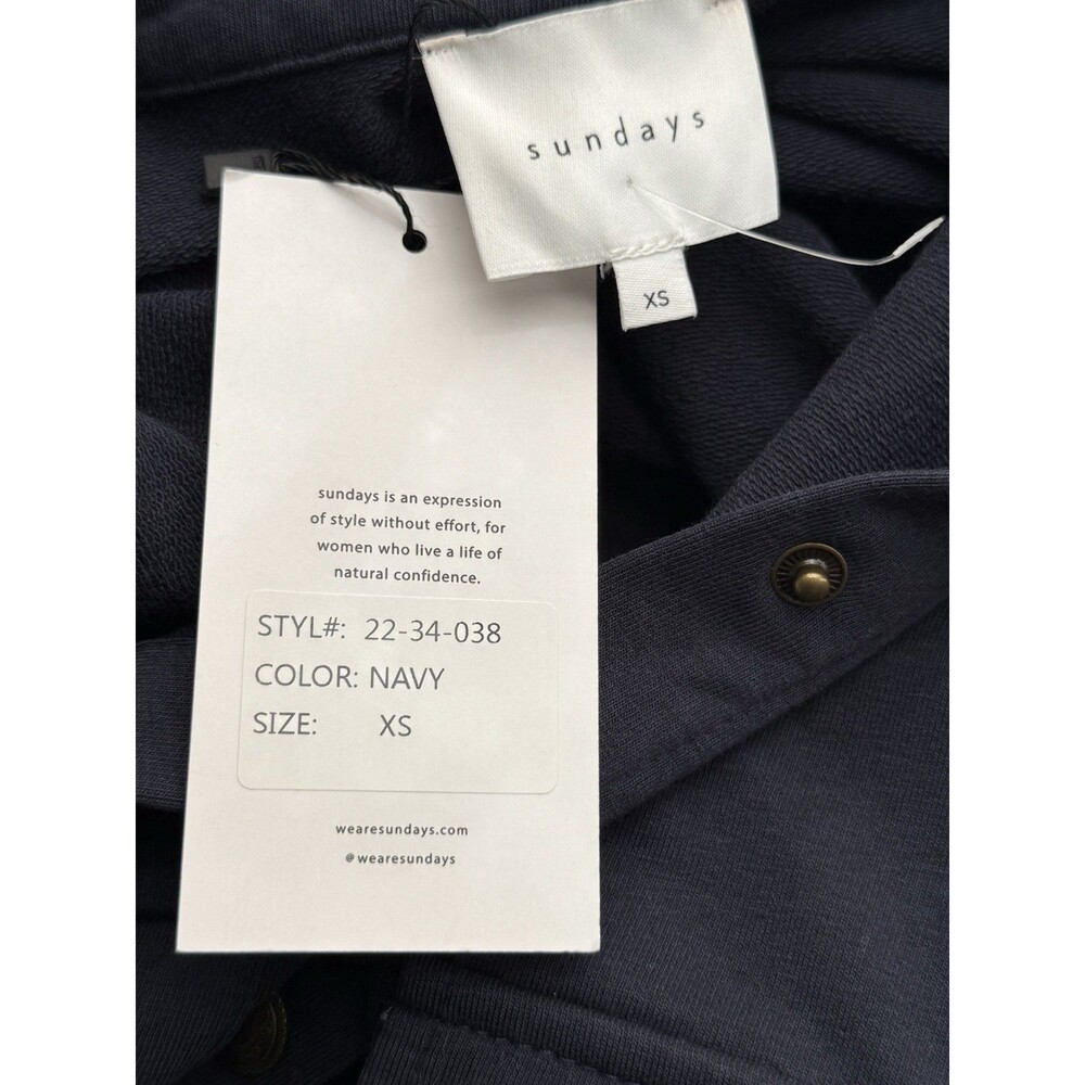 Sundays Ayla Romper In Navy Sz XS New - Picture 8 of 9